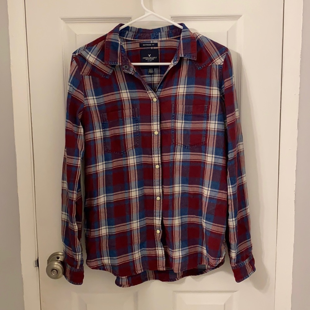 Red, White, and Blue Flannel